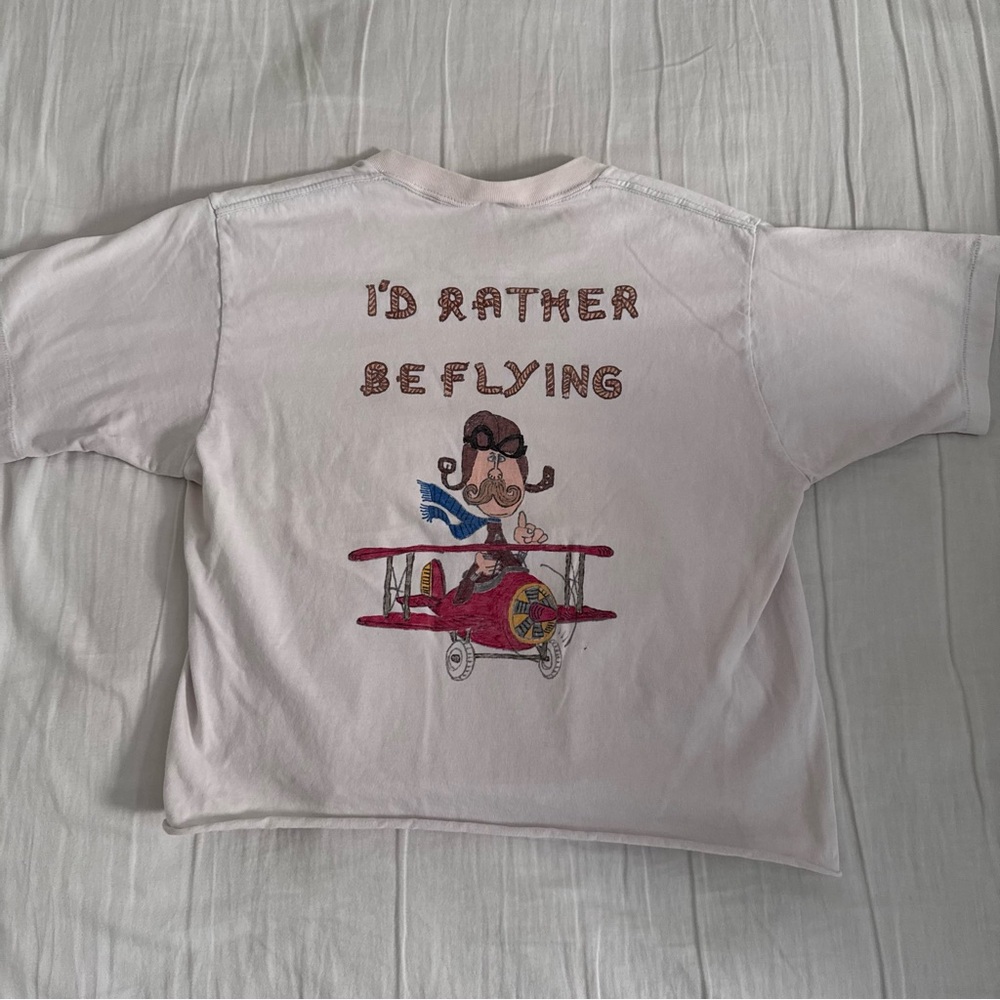 Vintage cropped tee